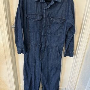 Vintage Levi’s Denim Coveralls Jumpsuit – Medium – Blue Workwear One Piece